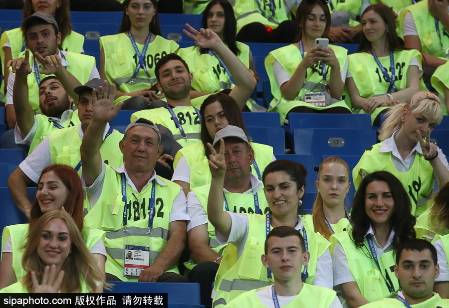 世界杯另一道風景線 俄組委會舉行志愿者大會表達感謝