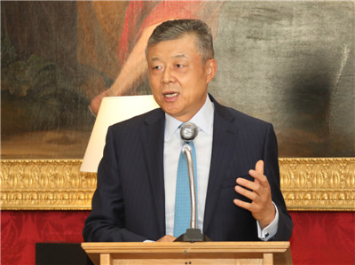 劉曉明大使在上海高級金融學院訪英晚宴上的主旨演講：《抓住黃金機遇，引領(lǐng)中英合作》