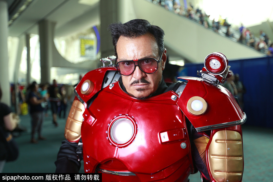 美國圣地亞哥動漫展上模仿者各顯神通吸引眼球