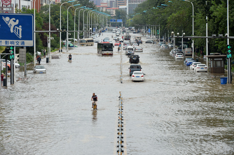 天津發布暴雨橙色預警信號