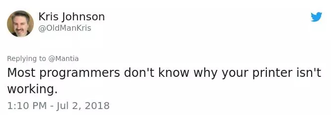 我是程序員，不懂修打印機(jī)！你的專業(yè)技能遭受過怎樣的誤解？