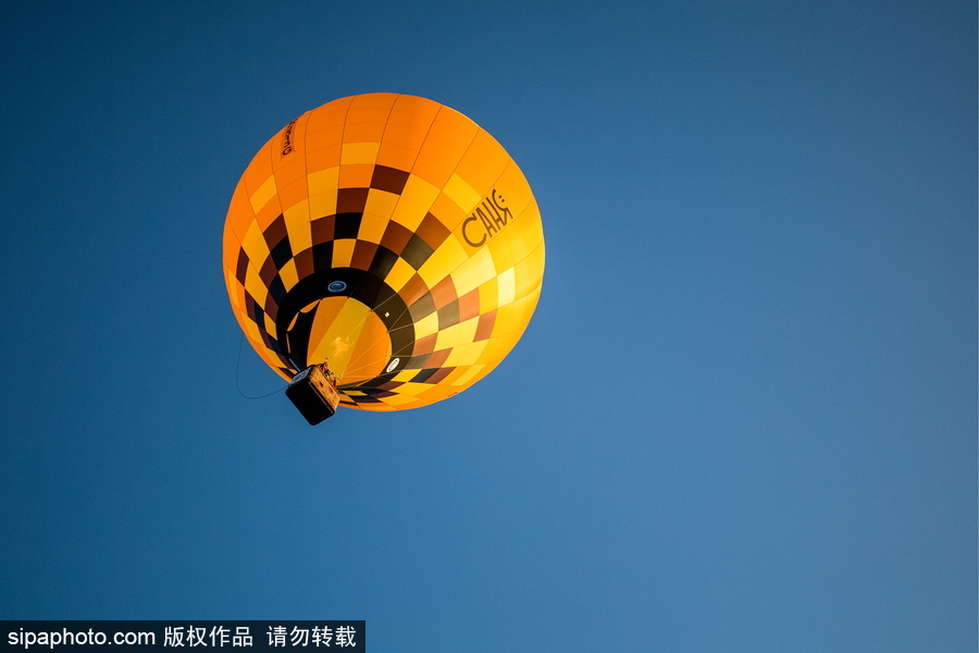 田野上放飛的彩色希望！俄羅斯下諾夫哥羅德舉辦熱氣球節(jié)