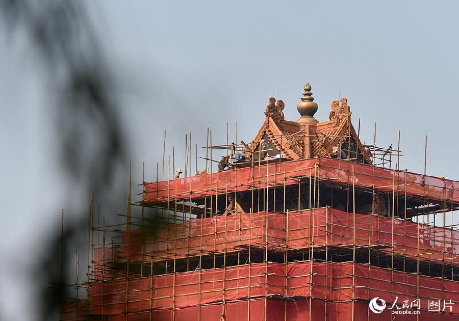 故宮啟動角樓維護(hù)保養(yǎng)工程