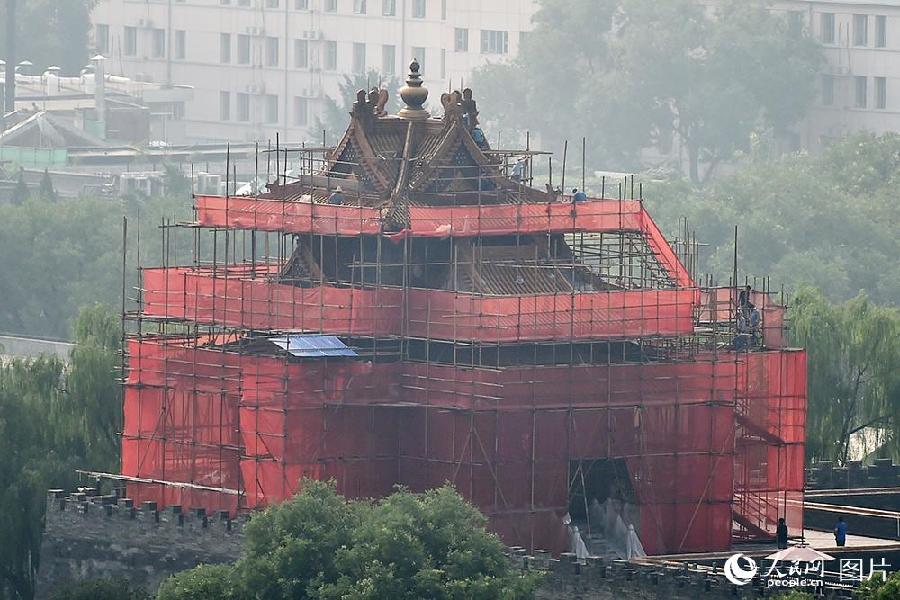 故宮啟動角樓維護保養工程