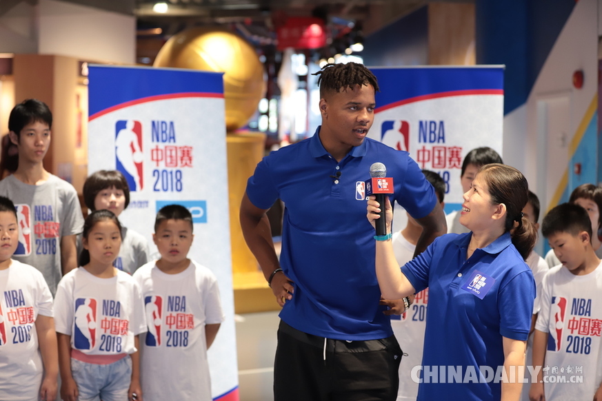 NBA中國(guó)賽腳步臨近，2017 NBA選秀狀元富爾茨現(xiàn)身上海
