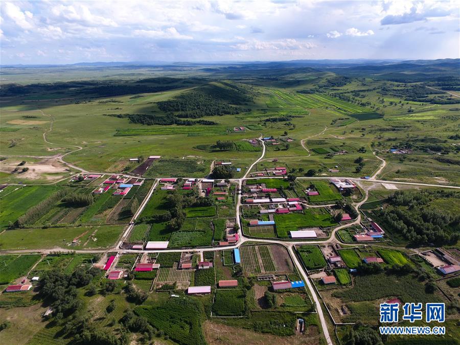 塞外鄉村的綠之變