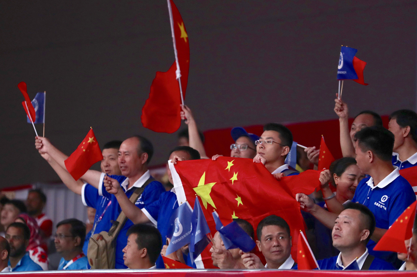 中國選手孫培原獲得亞運(yùn)會(huì)首金