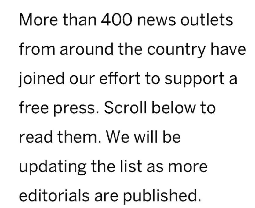 外媒說：天天被罵“假新聞”，美國媒體爆發了！350家媒體集體“宣戰”特朗普