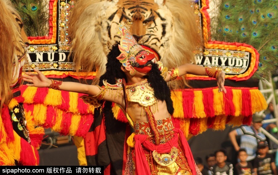 印度尼西亞：野性與傳統的結合！茉莉芬市特色舞蹈表演熱鬧非凡