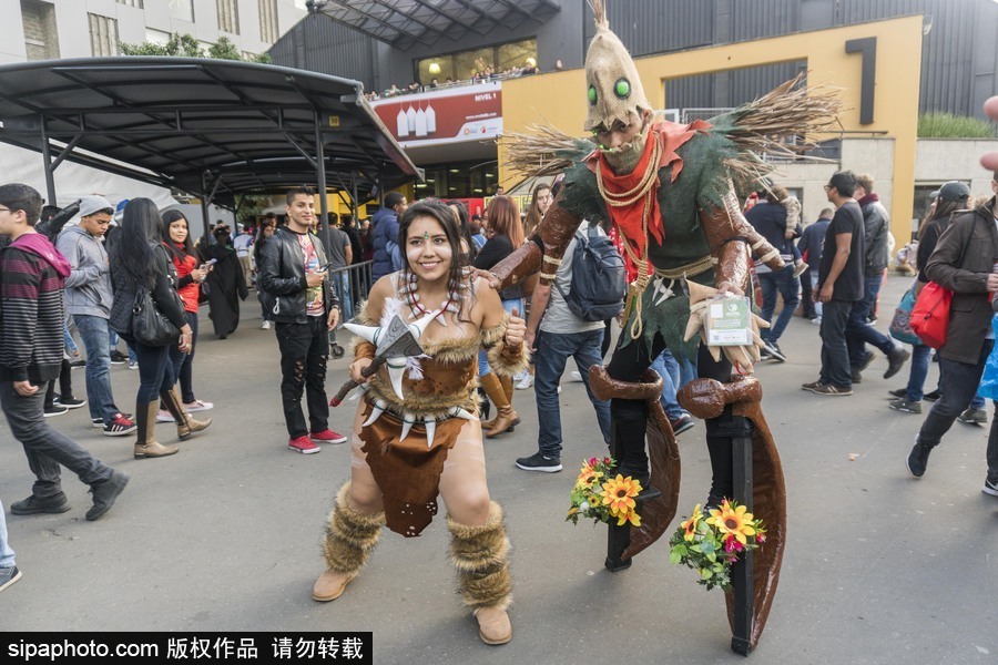 哥倫比亞波哥大：各類coser大顯身手！2018沙發休閑奇幻博覽會盛大開幕