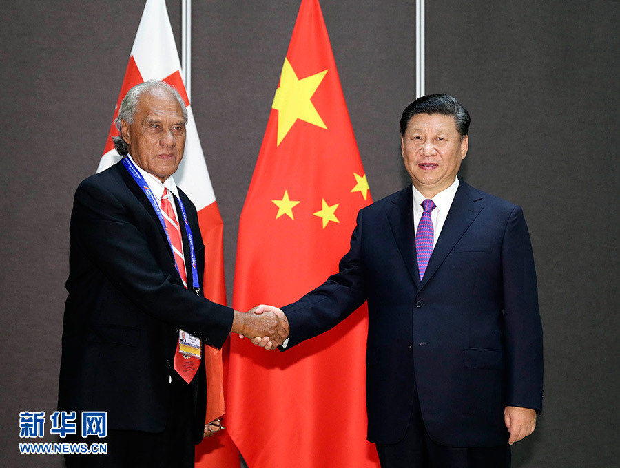 習近平會見建交太平洋島國領導人