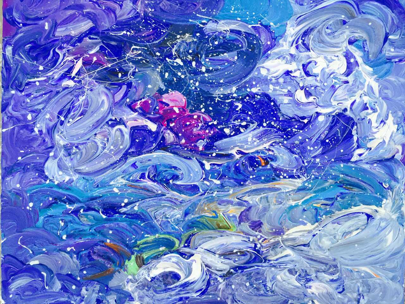 百度貼吧聯合WABC無障礙藝途上線精智障藝術家畫展