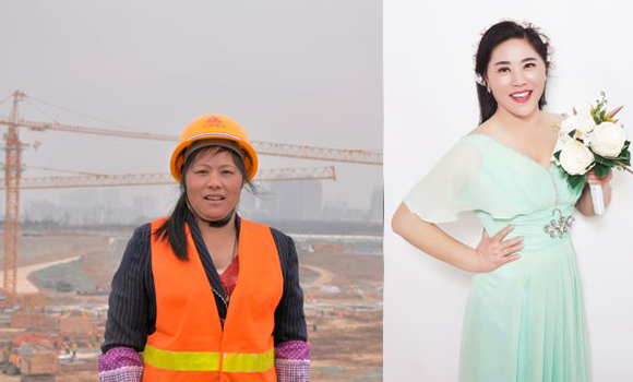 當(dāng)女工們脫下工裝走進(jìn)照相館 對(duì)比照讓人感嘆