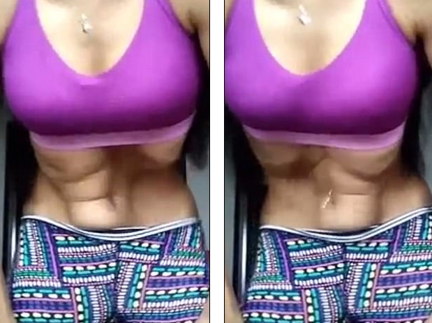 讓胃搖擺起來(lái) 瑜伽美女的另類肚皮舞