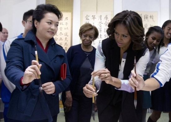 中美第一夫人共看熊貓！當中國牡丹遇到美國玫瑰